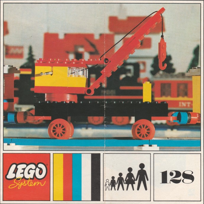 LEGO 128 Mobile Crane (Train Base)