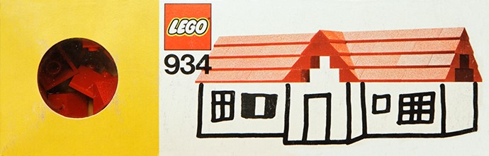 LEGO 934 Roof Bricks, 45°