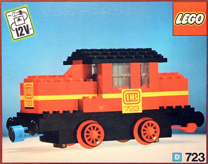 LEGO 723 - Diesel Locomotive with DB sticker
