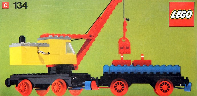 LEGO 134 Mobile Crane and Wagon