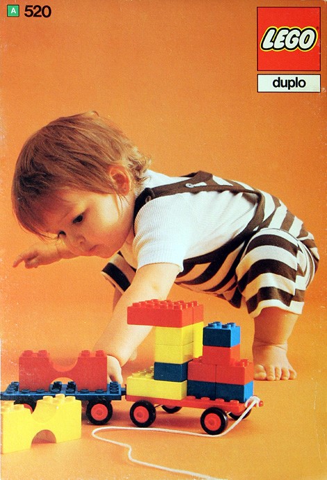 LEGO 520 Bricks and half bricks and two tolleys