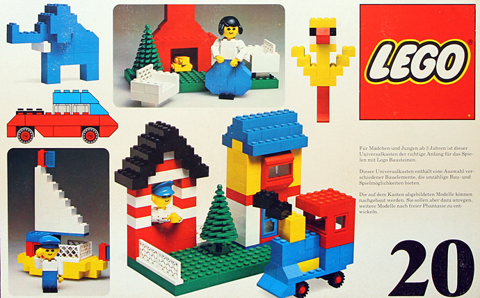 LEGO 20 Basic Building Set, 3+