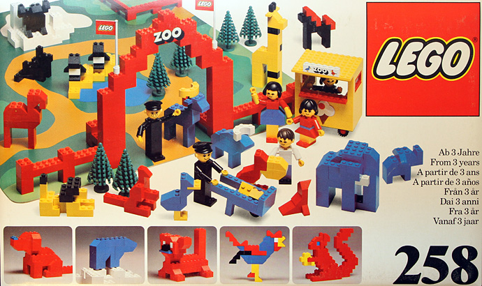 LEGO 258 Zoo (with Baseboard)
