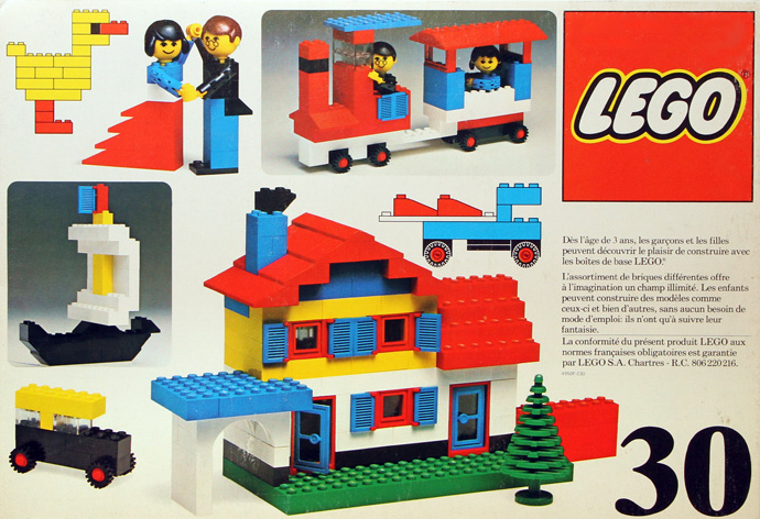 LEGO 30 Basic Building Set, 3+