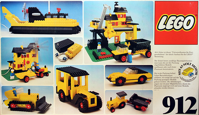 LEGO 912 Advanced Basic Set with Motor, 6+