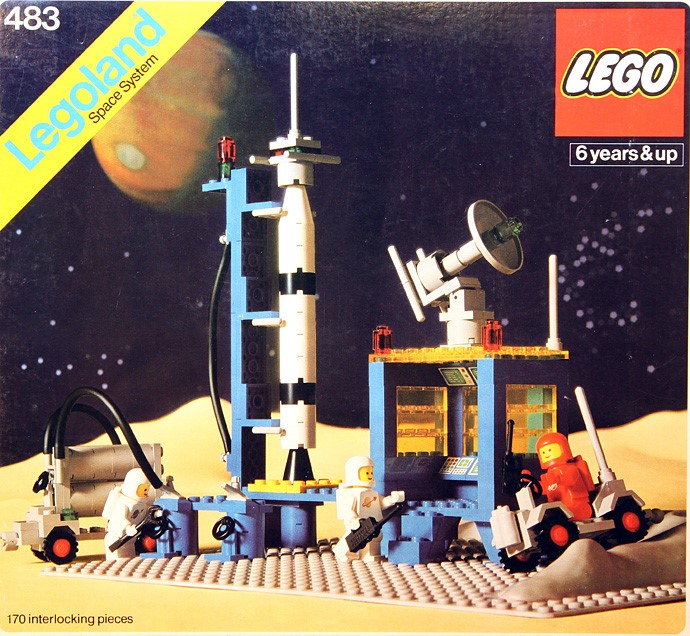 LEGO 483 Alpha-1 Rocket Base