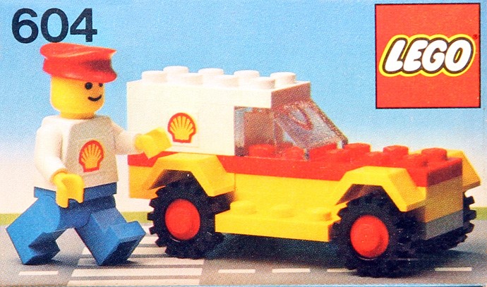 LEGO 604 - Shell Service Car