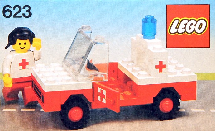 LEGO 623 - Red Cross Car