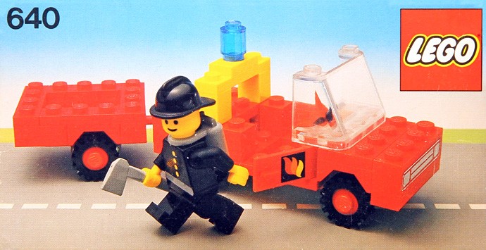 LEGO 640 - Fire Truck and Trailer