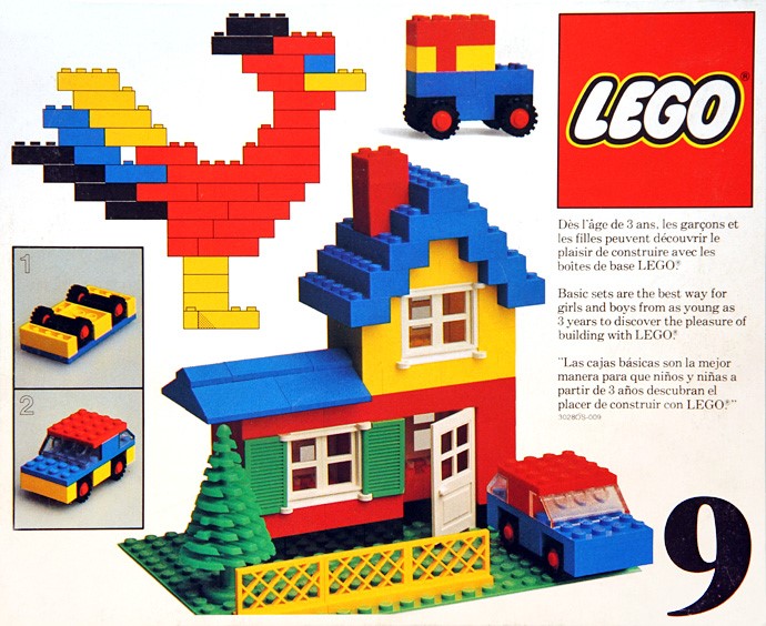 LEGO 9 Basic Building Set, 3+