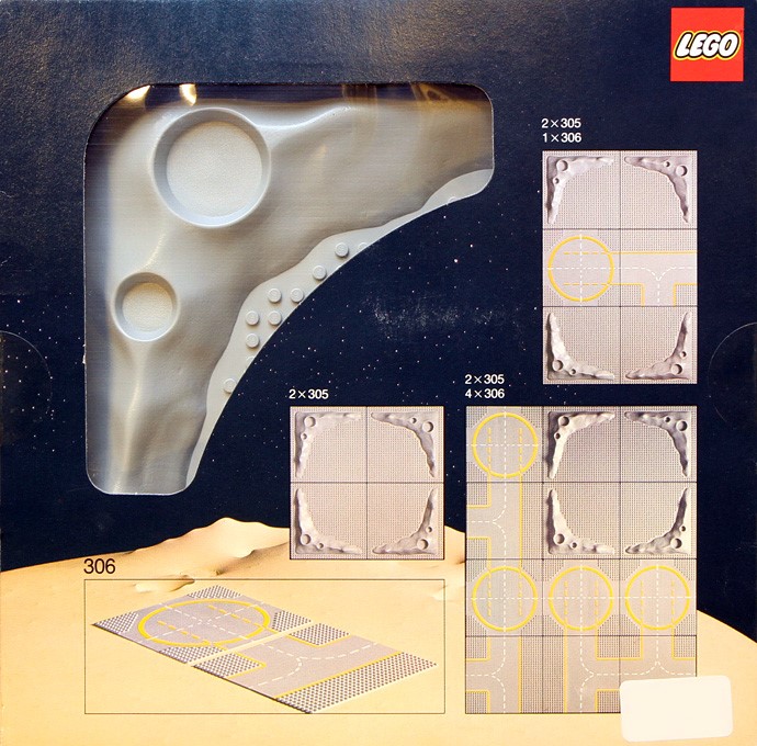 LEGO 305 Two Crater Plates
