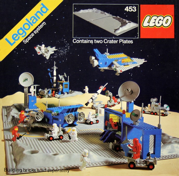 LEGO 453 Two Crater Plates
