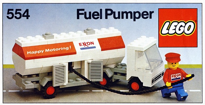 LEGO 554 Exxon Fuel Tanker