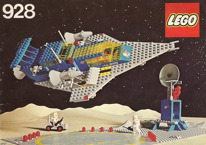 LEGO 928 - Space Cruiser And Moonbase