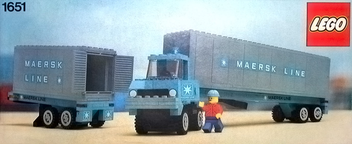 LEGO 1651 Maersk Line Container Lorry