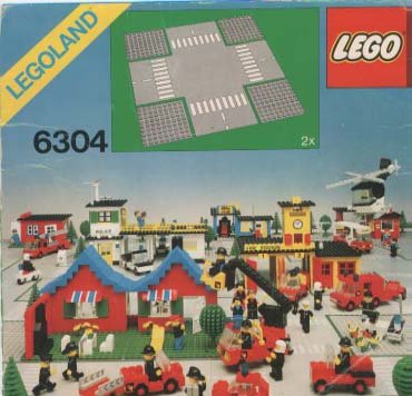 LEGO 6304 - Road Plates, Cross