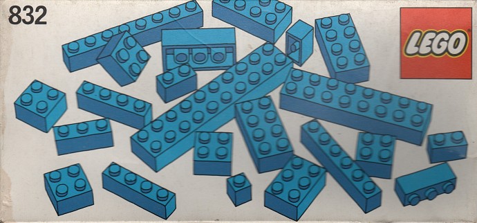 LEGO 832 Blue Bricks Parts Pack