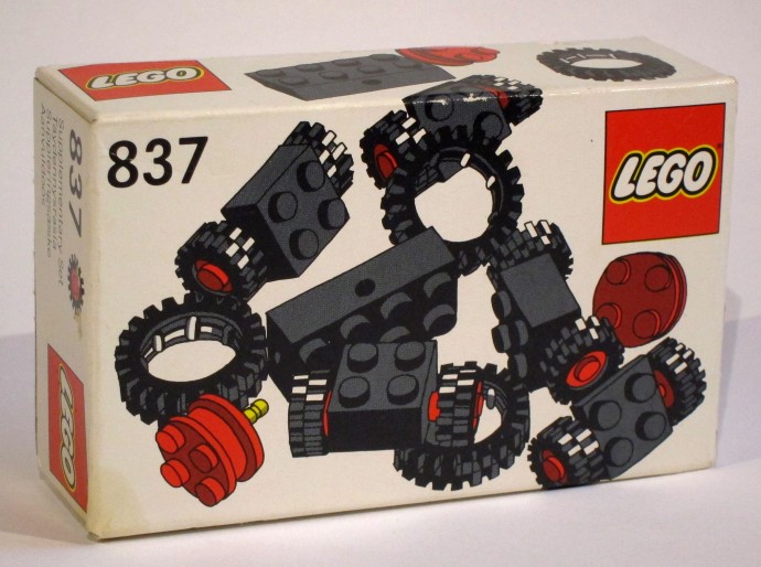 LEGO 837 Wheels and Tyres Parts Pack