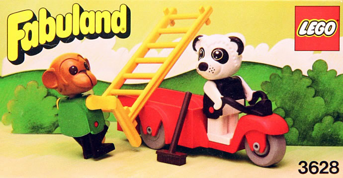 LEGO 3628 Perry Panda and Chester Chimp