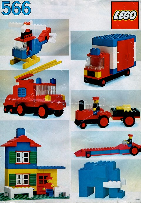 LEGO 566 Basic Building Set, 5+