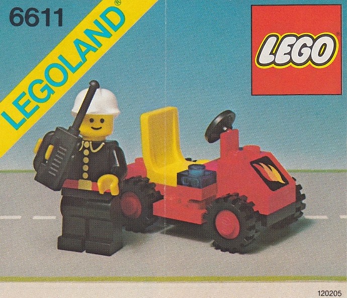 LEGO 6611 - Fire Chief's Car