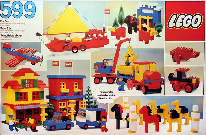 LEGO 599 Basic Building Set, 5+