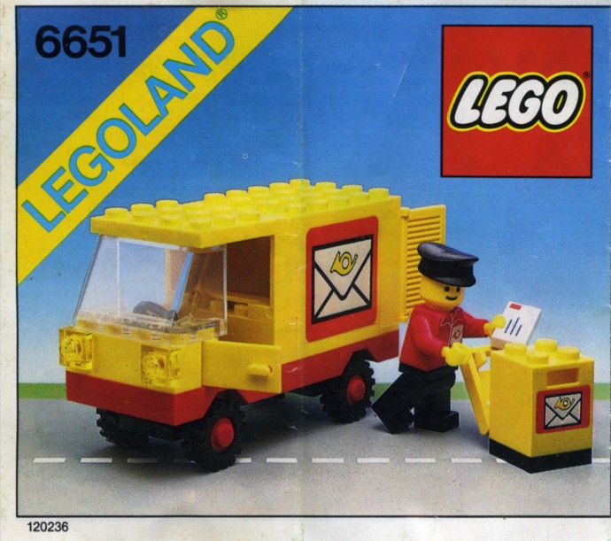 LEGO 6651 - Mail Truck