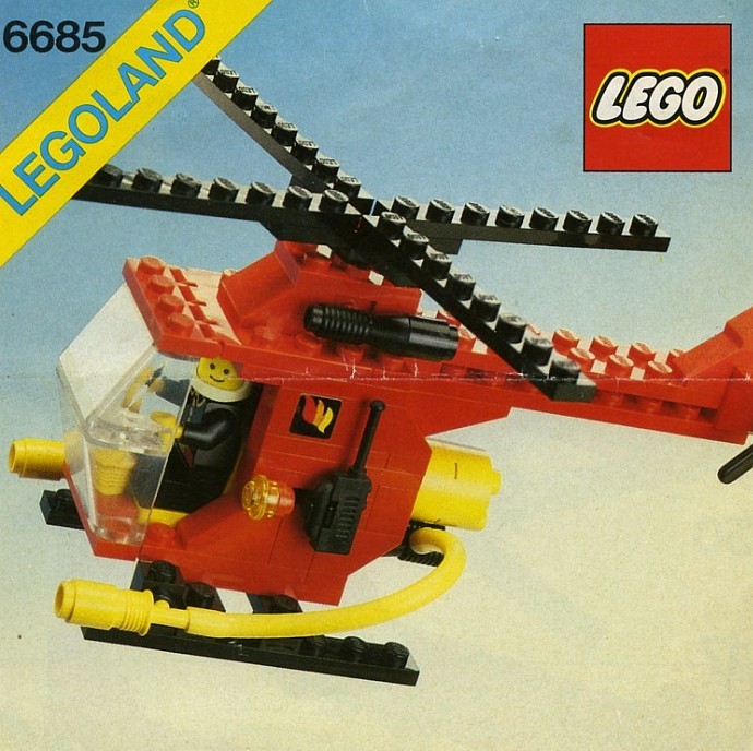 LEGO 6685 - Fire Copter 1