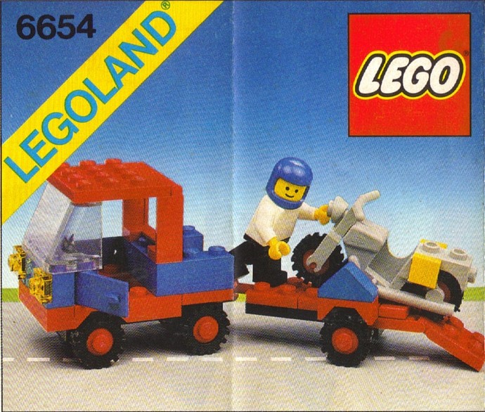 LEGO 6654 - Motorcycle Transport