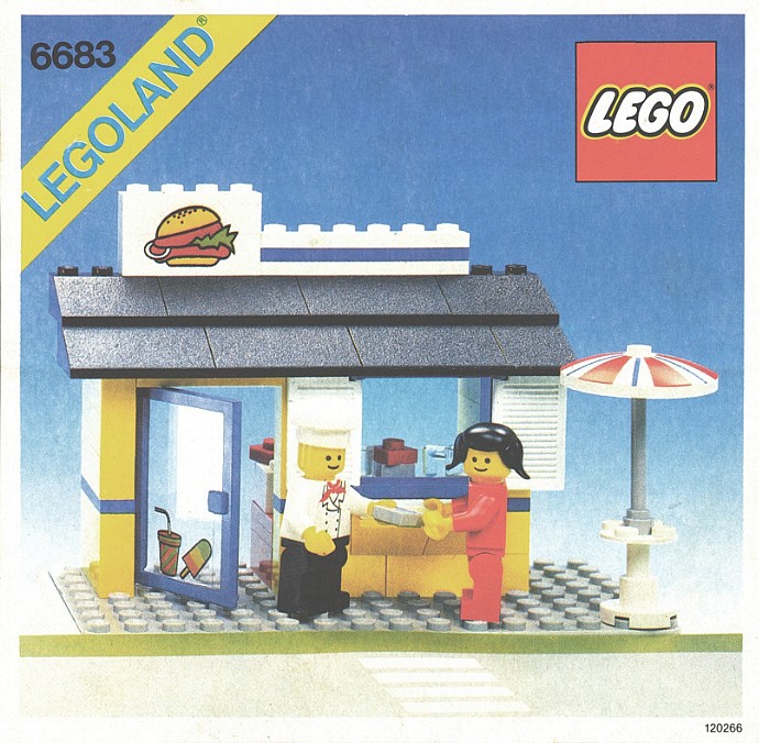 LEGO 6683 - Hamburger Stand