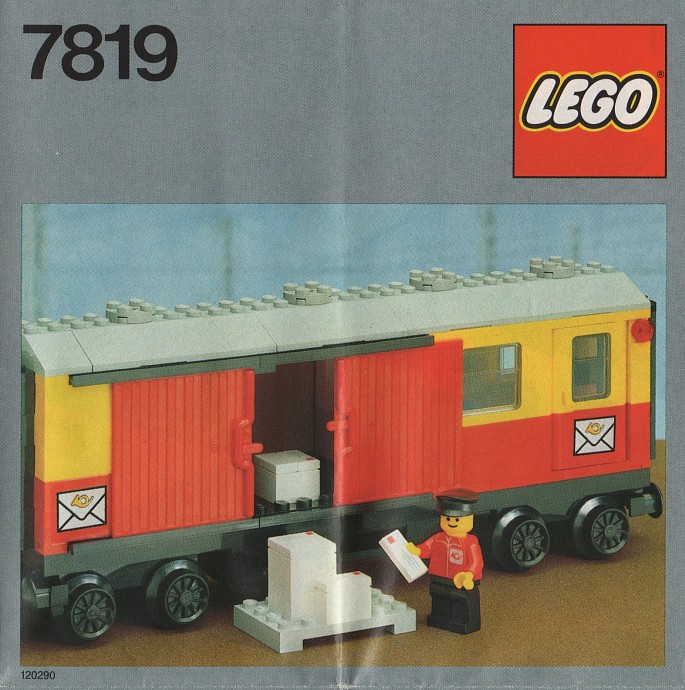 LEGO 7819 Postal Container Wagon