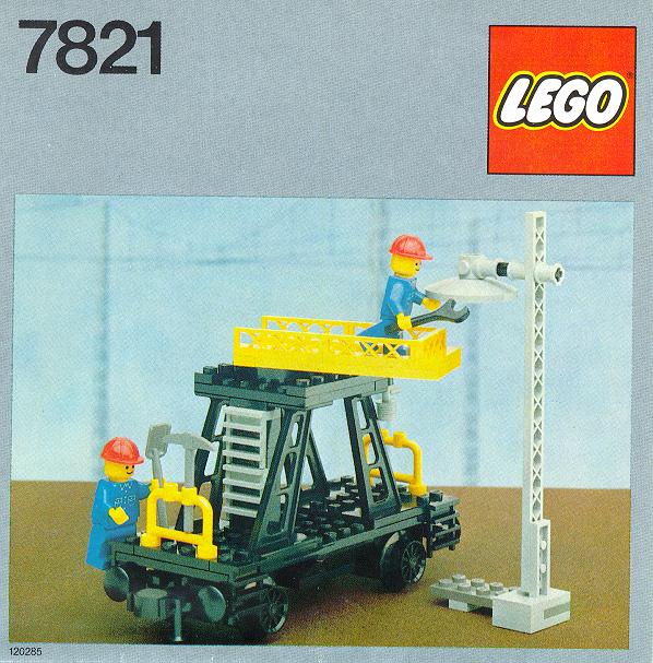 LEGO 7821 - Track & Lighting Maintenance Wagon