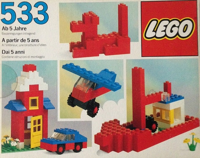 LEGO 533 Basic Building Set, 5+