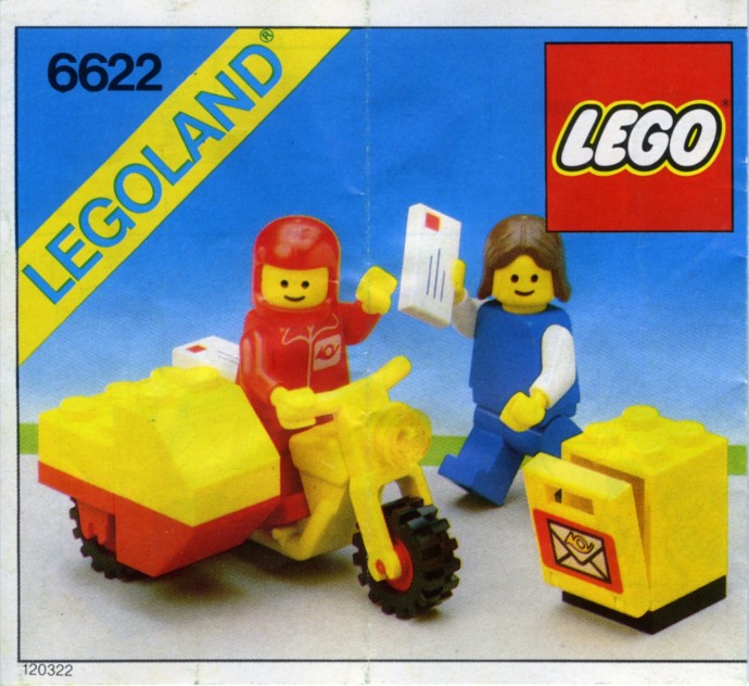 LEGO 6622 - Mailman on Motorcycle