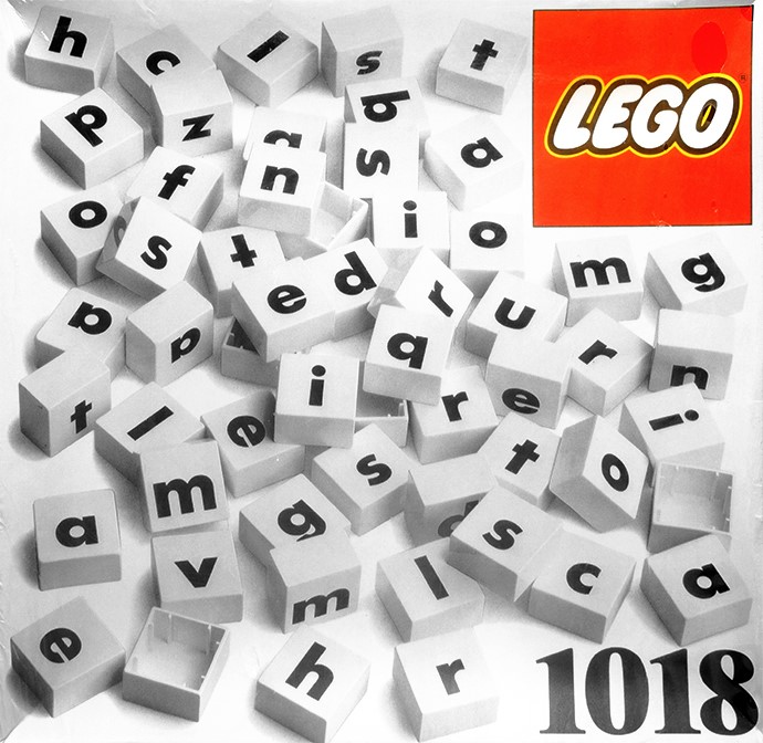 LEGO 1018 Letters Small