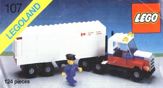 LEGO 107 Mail Truck