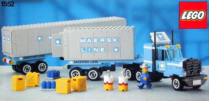 LEGO 1552 - Maersk Truck and Trailer Unit
