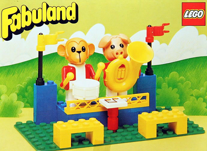 LEGO 3631 The Fabuland Big Band Peter Pig and Gabriel Gorilla