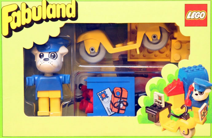 LEGO 3793 Boris Bulldog and Mailbox