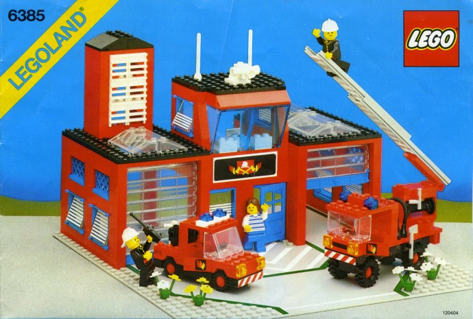LEGO 6385 - Fire House-I