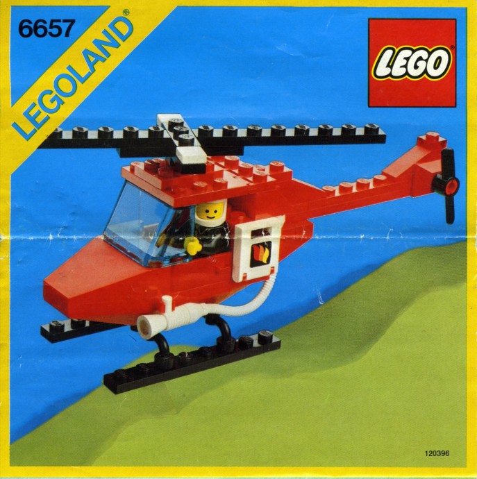 LEGO 6657 - Fire Patrol Copter