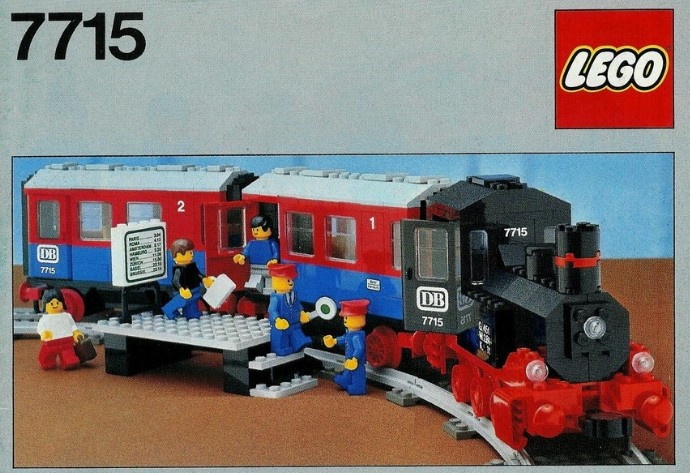 LEGO 7715 Push-Along Passenger Steam Train