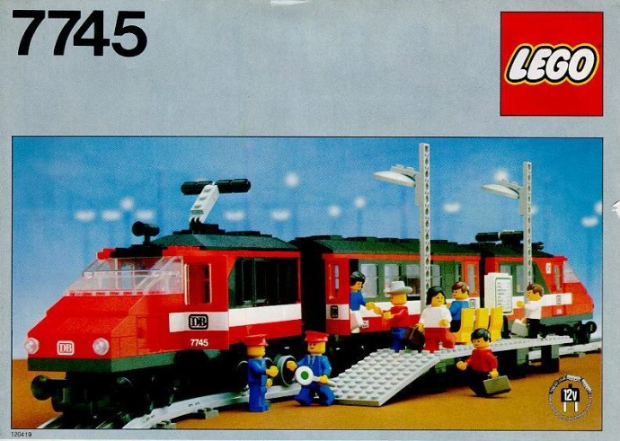LEGO 7745 High-Speed City Express Passenger Train Set