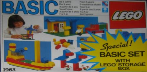 LEGO 1963 Basic Set with Storage Case