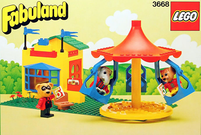 LEGO 3668 - Merry-Go-Round with Ticket Booth