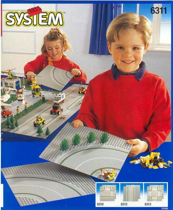 LEGO 6311 - Road Plates, Curved
