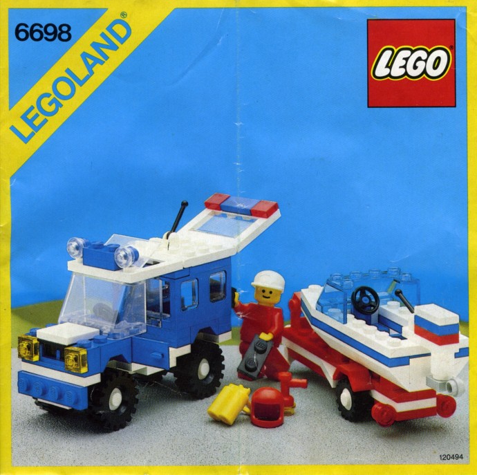 LEGO 6698 RV with Speedboat