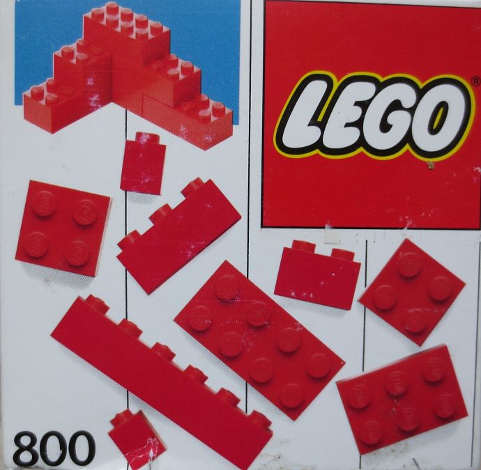 LEGO 800 Extra Bricks Red