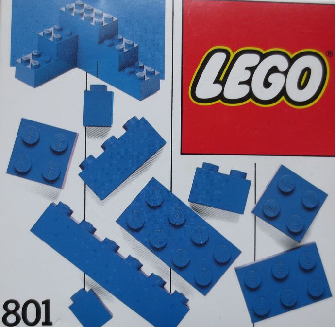 LEGO 801 Extra Bricks Blue