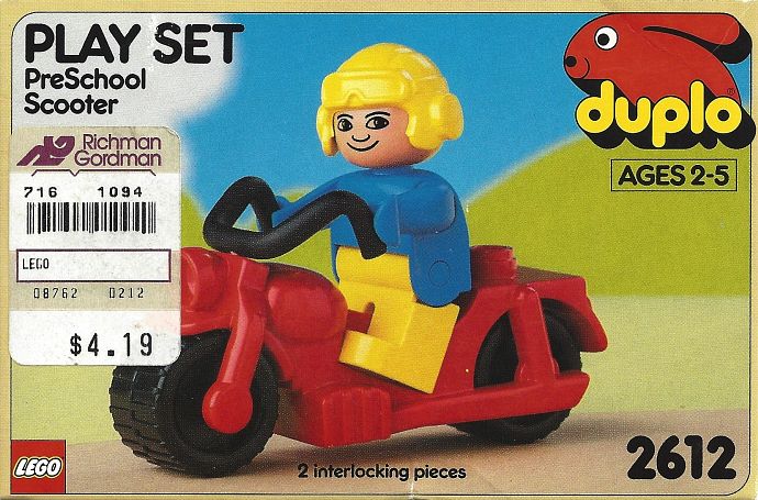 LEGO 2612 - Motorbike & Rider
